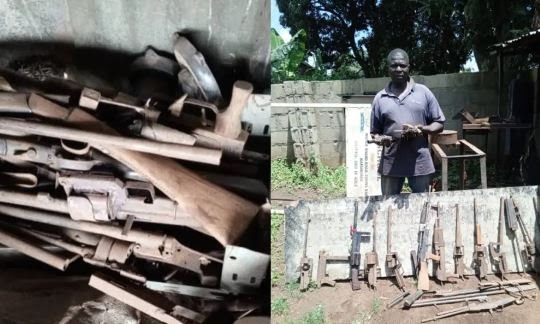 Army Busts Illegal Gun Factory, Recovers Weapons