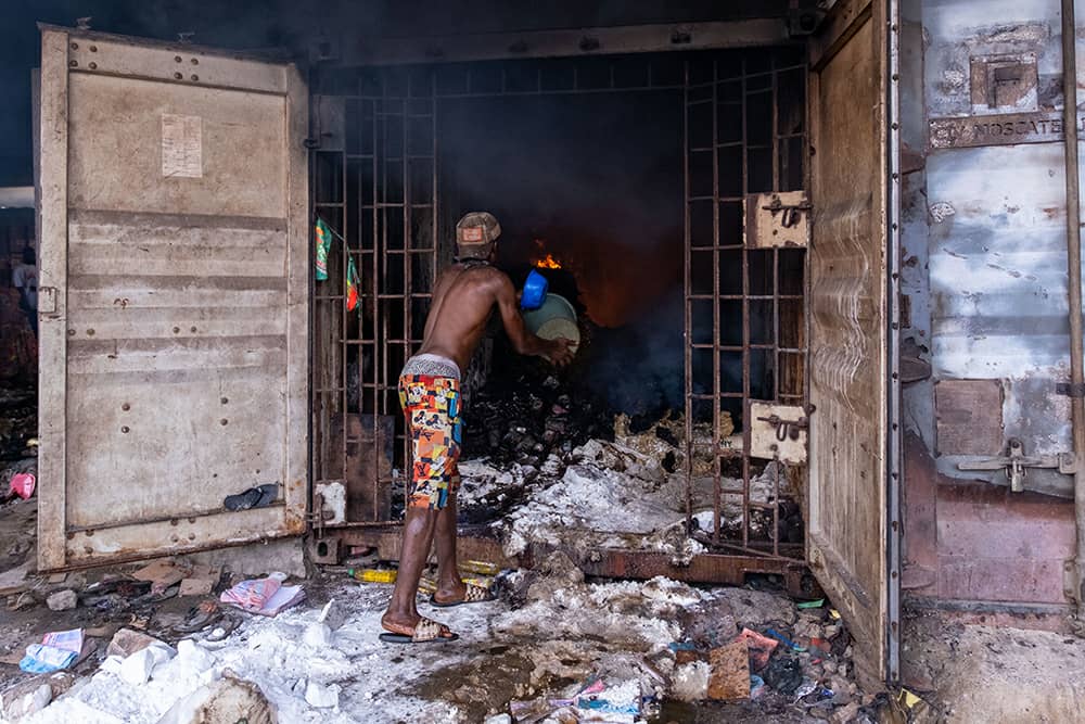Fire Guts 14 Kwara Shops