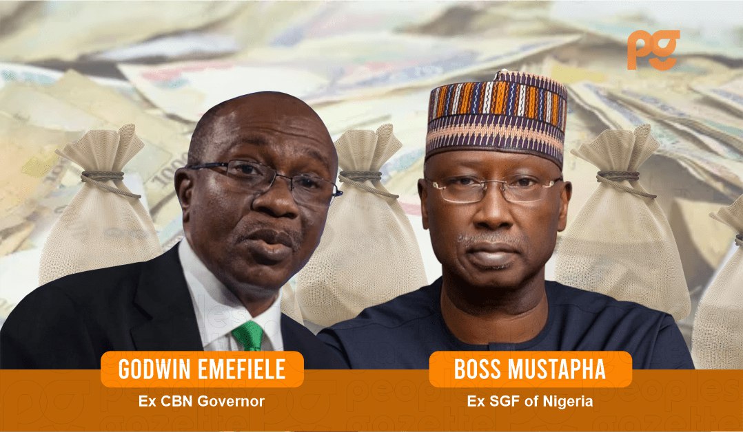 CCTV Shows Boss Mustapha, Godwin Emefiele Dragging $6.2 million Cash From CBN Vault Two Weeks To 2023 Election: Anti-Graft Czar Obazee