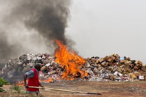 NAFDAC Destroys Substandard Products From Northwest Worth Over N985 Million