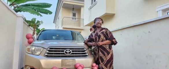 Actress, Jumoke George Gifted Duplex, SUV after Years of Sleeping in Church
