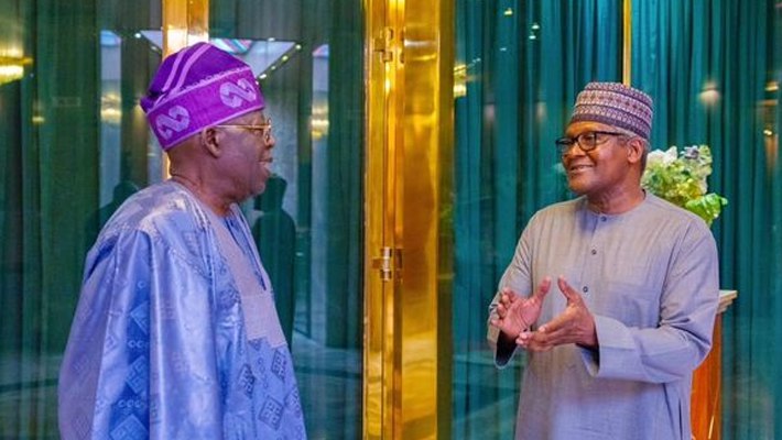 Tinubu, Dangote Meet, Discuss Energy Sector Challenges